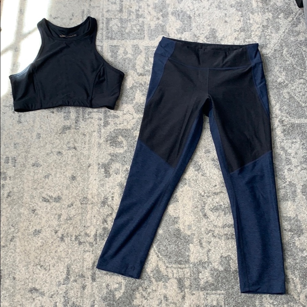 Outdoor Voices Set - size medium - black/blue